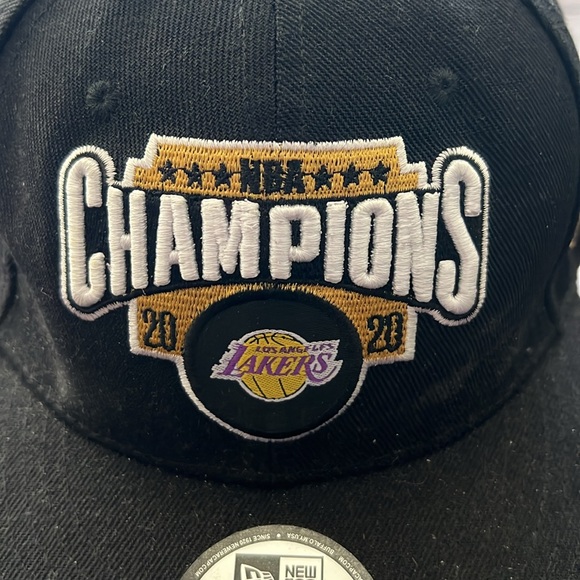 Los Angeles LA Lakers NBA Champions Ball Cap Adjustable Baseball Cap Hat - Picture 2 of 9